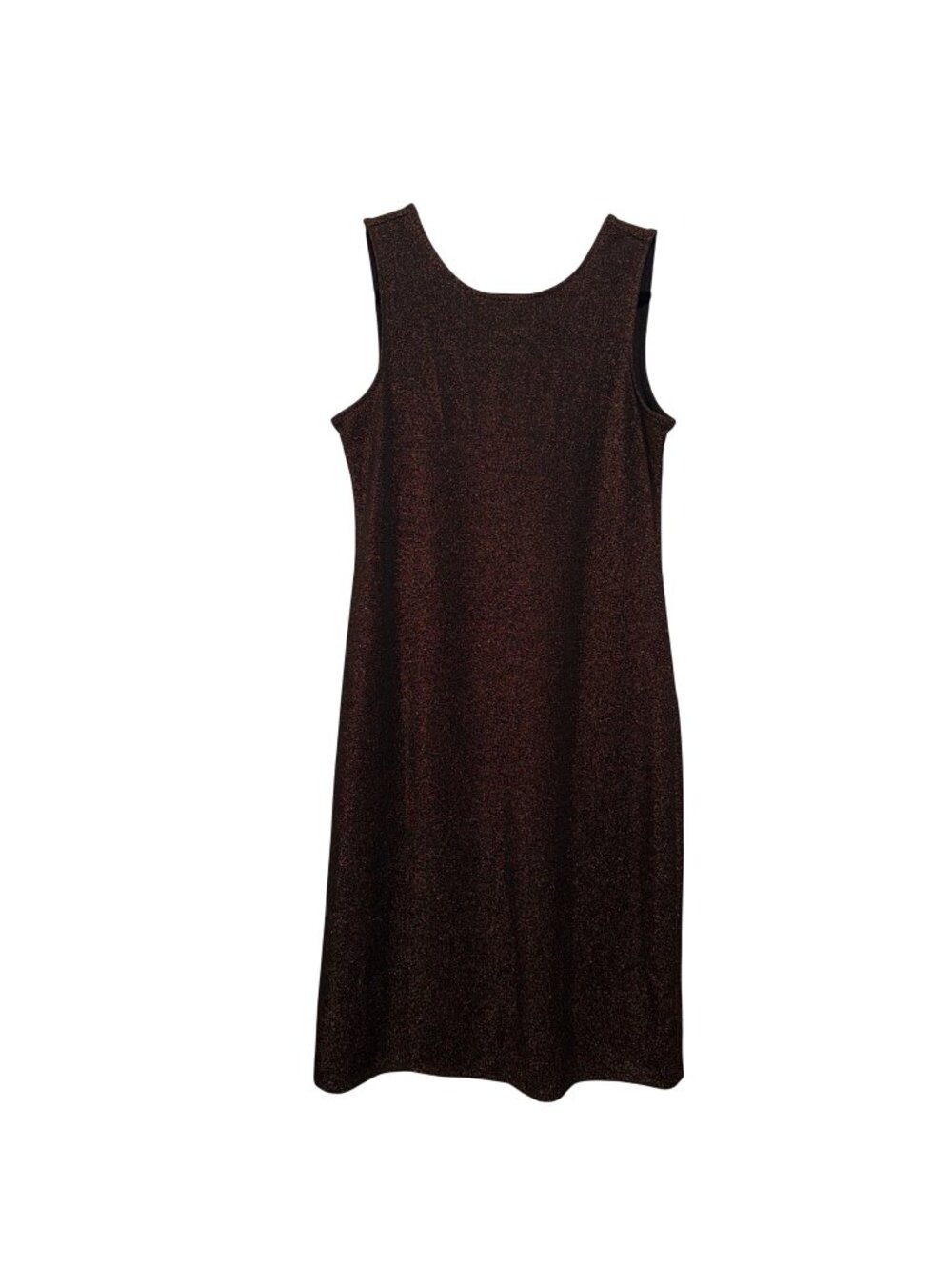 Gap Sleeveless Black Metallic Speckled Maxi Sheath Dress XL Tall